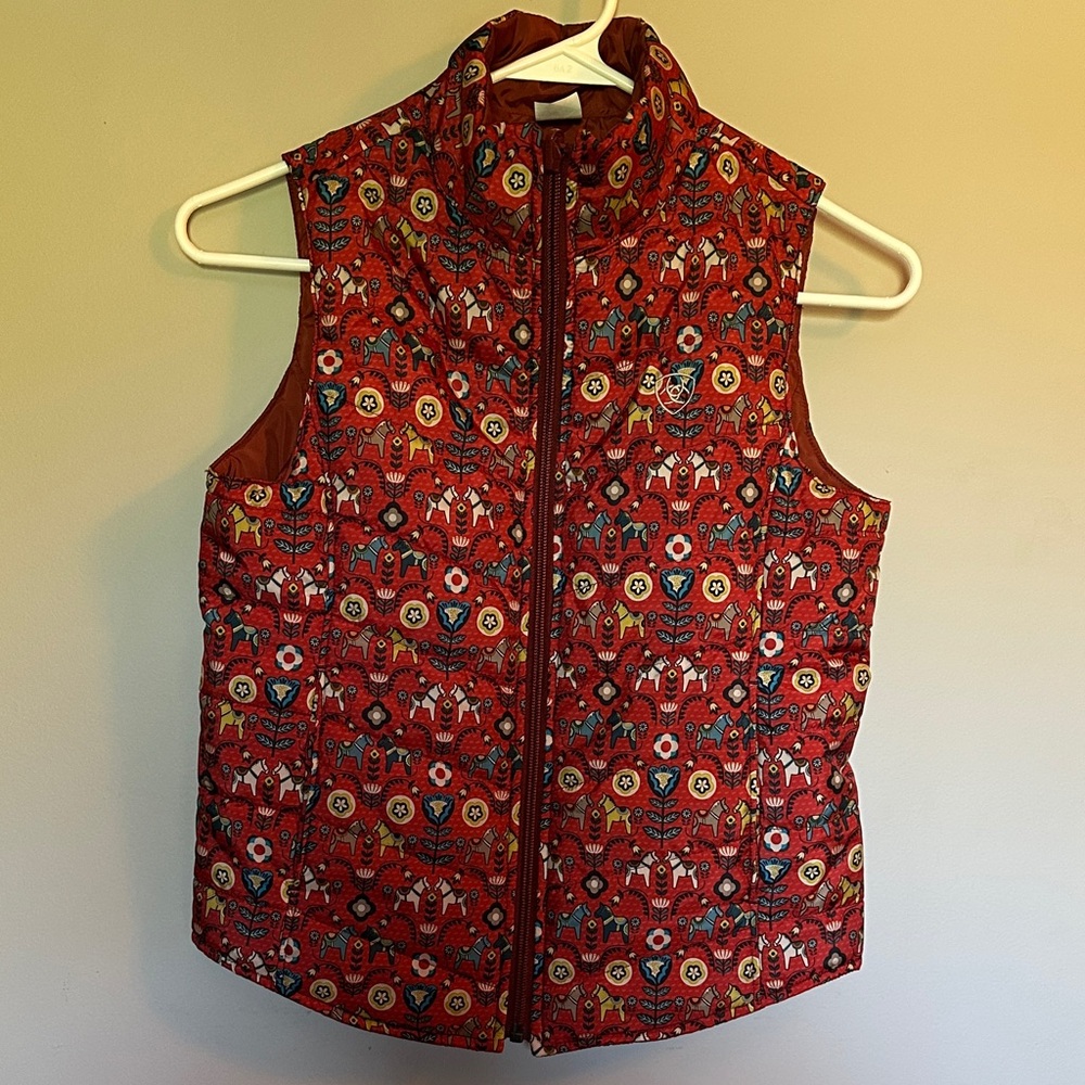 Ariat Kids' Red Patterned Vest